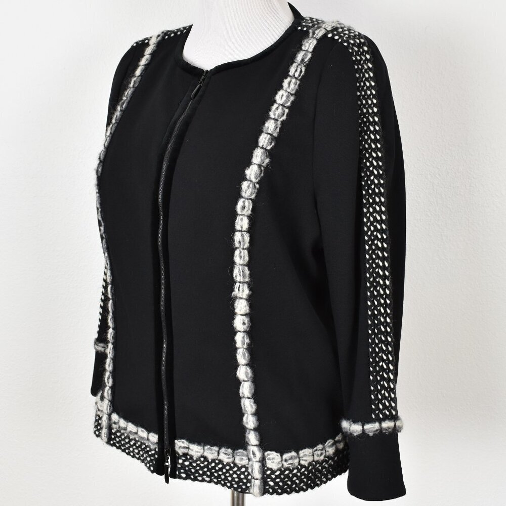 Escada Jersey Jacket Blazer Black - 44 - Picture 2 of 12